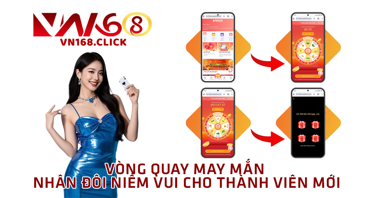 Vòng quay may mắn – Nhân đôi niềm vui cho thành viên mới